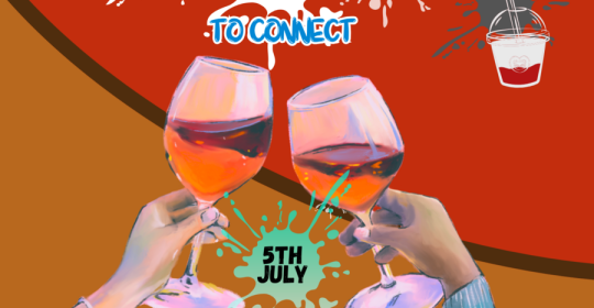 Sip and paint to connect