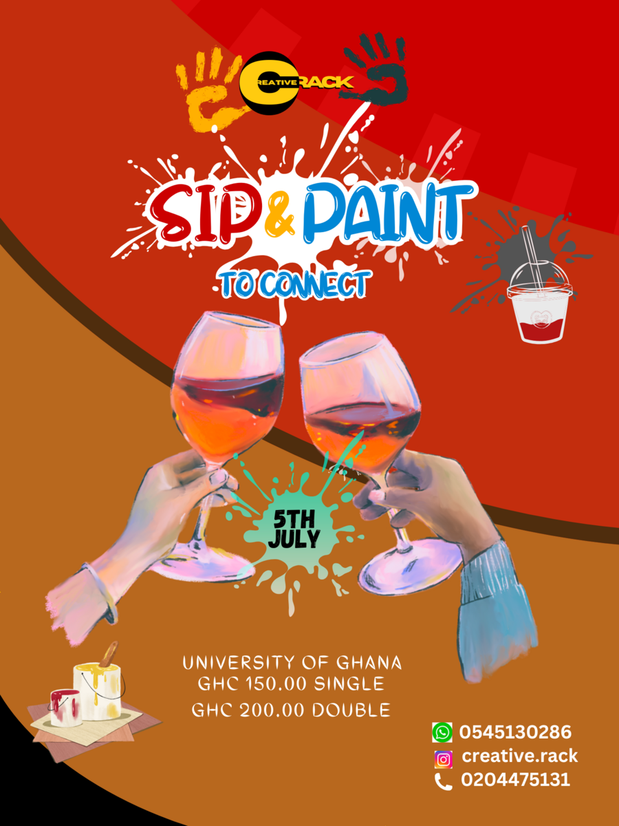 Sip and paint to connect