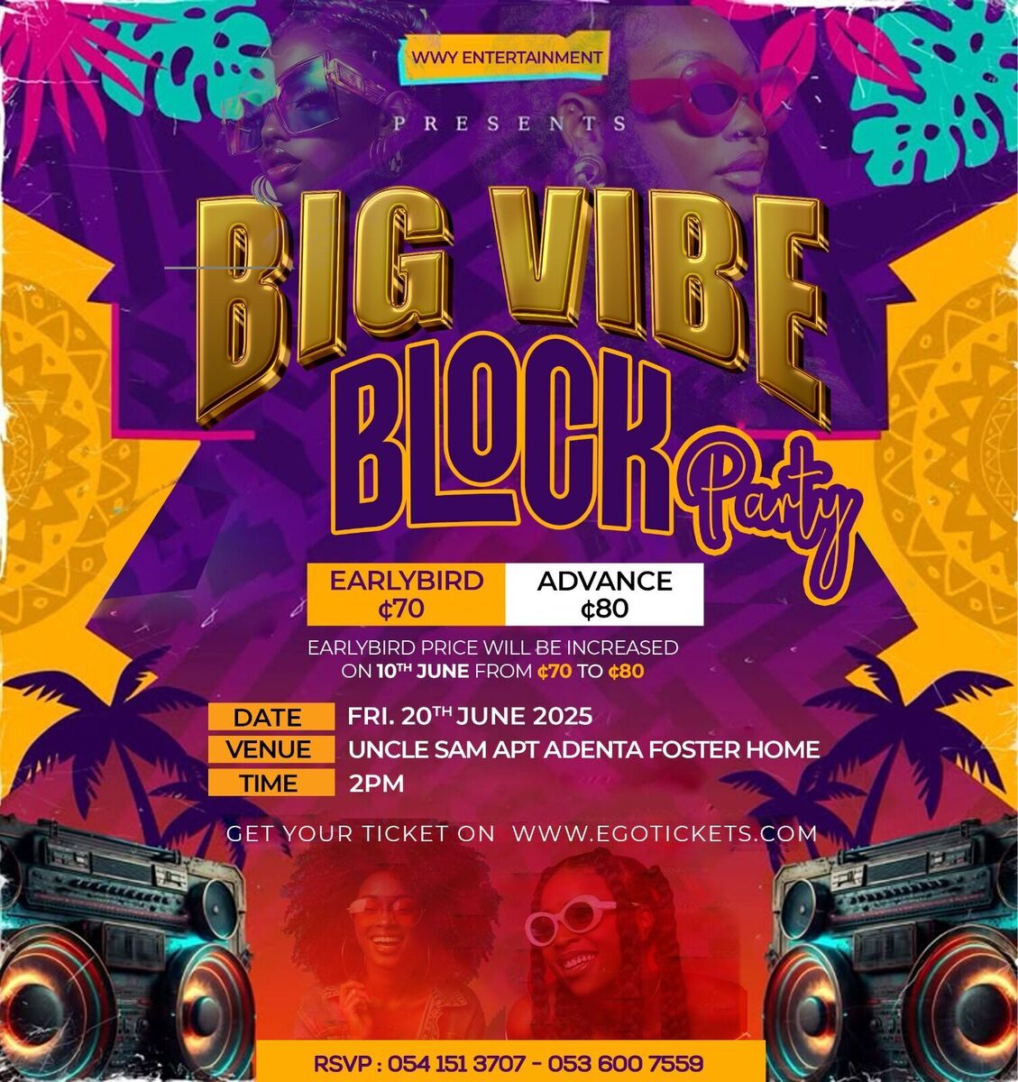 BIG VIBE BLOCK PARTY 🥳🍾