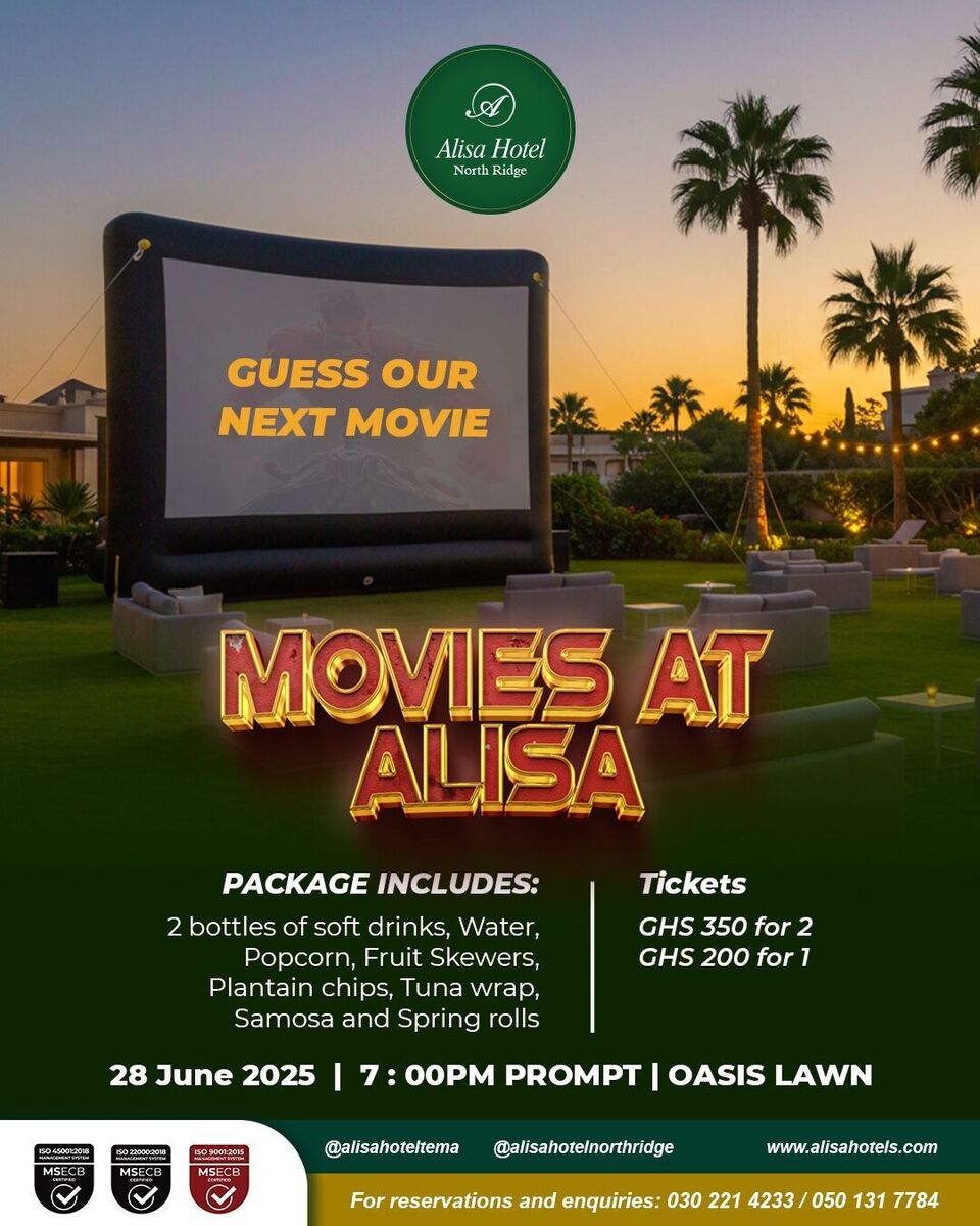 Movies At ALISA: EARLY BIRD TICKETS