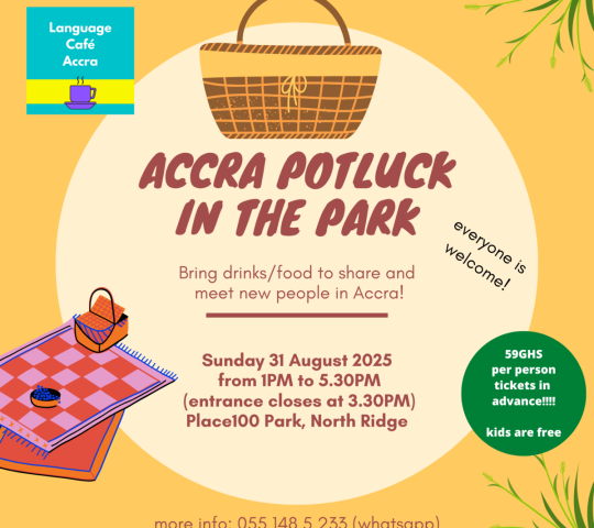 Sunday Potluck in the Park: a multilingual gathering