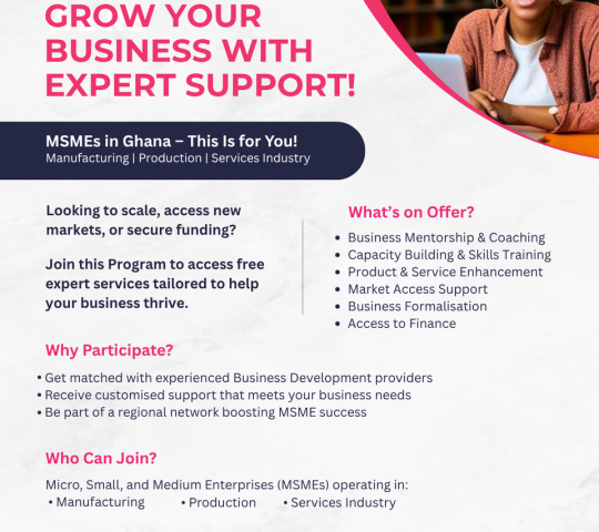 Are you an MSME in Ghana?