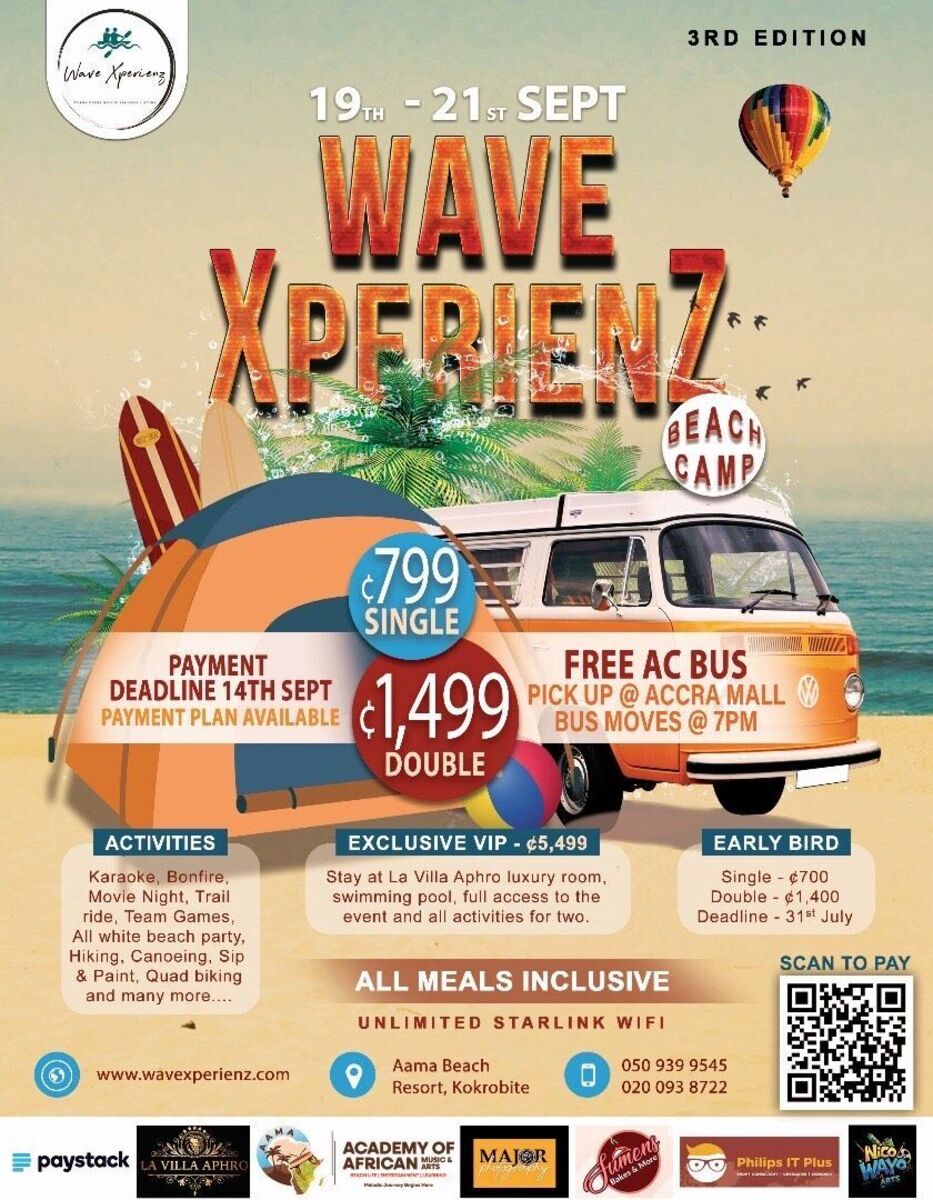 WAVE XPERIENZ 3.0 – the Ultimate Beach Camping Xperienz