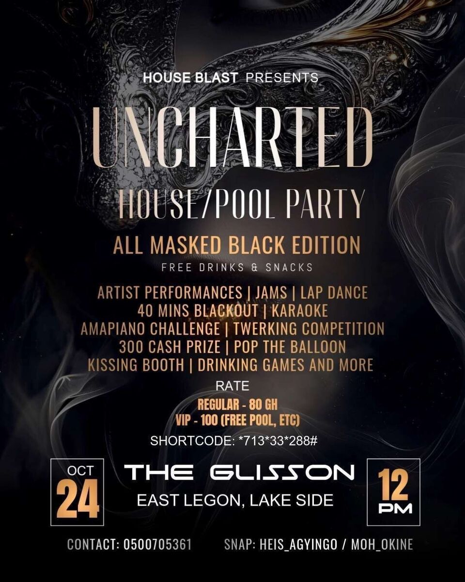 UNCHARTED HOUSE/POOL PARTY