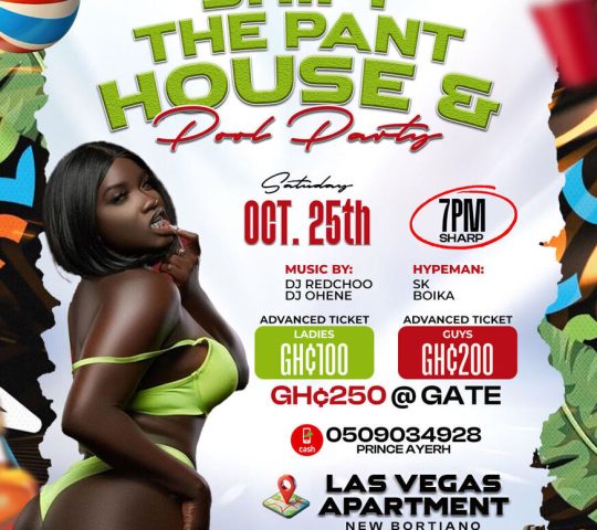 SHIFT THE PANT HOUSE AND POOL PARTY