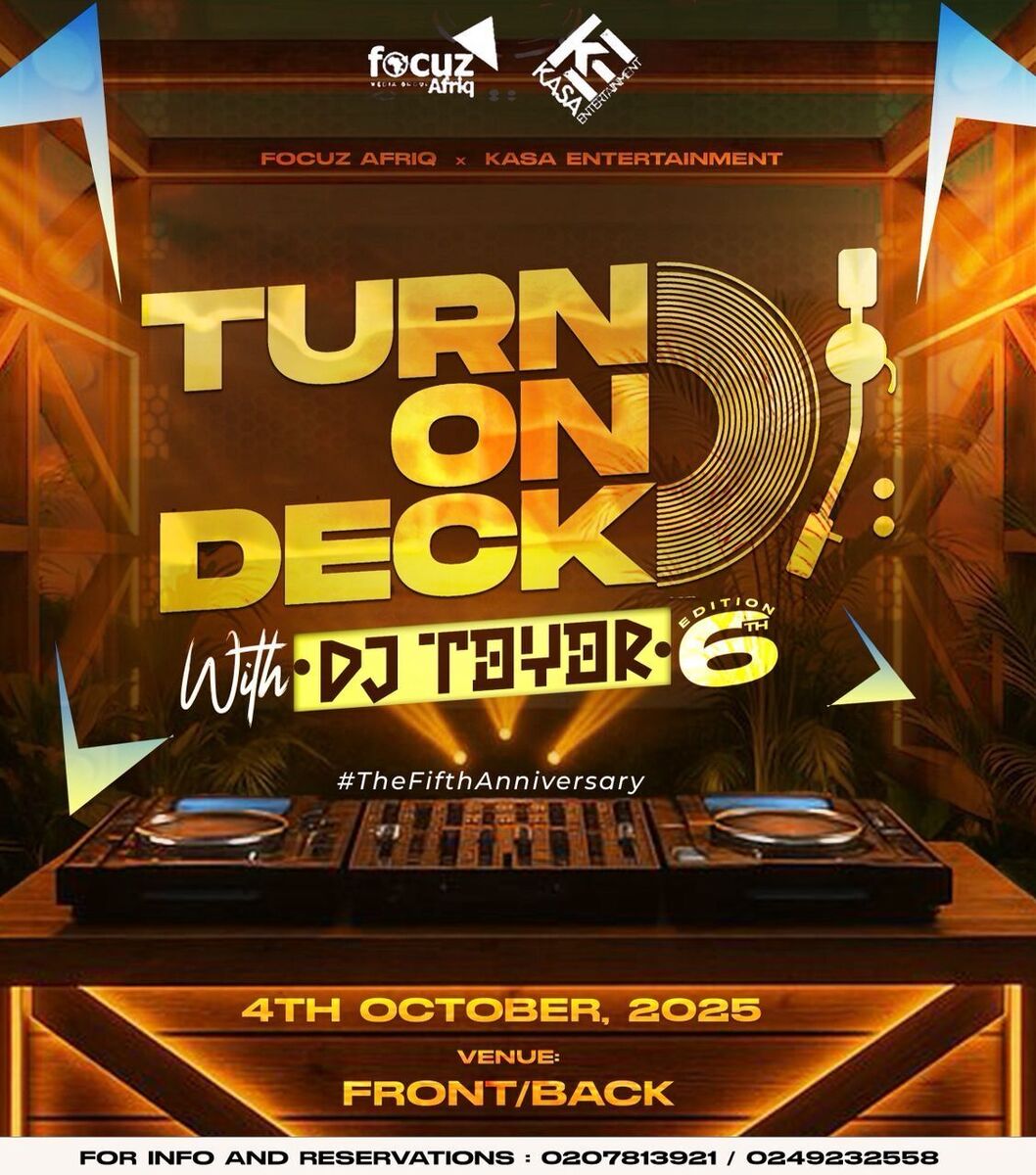TURN ON DECK WITH DJ TOYOR