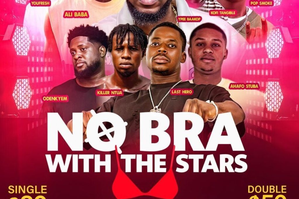 NO BRA WITH THE STARS