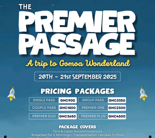 THE PREMIER PASSAGE: A TRIP TO GOMOA WONDERLAND