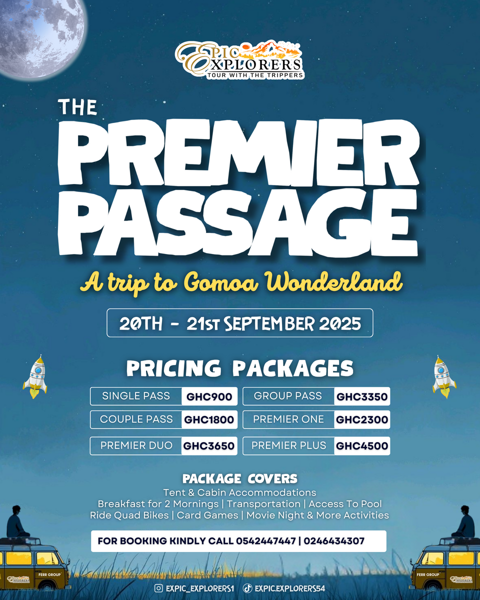 THE PREMIER PASSAGE: A TRIP TO GOMOA WONDERLAND