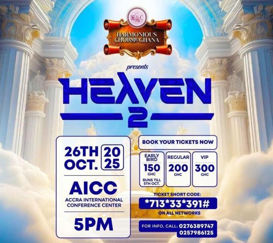 Accra Events – Heaven 2 – Harmonious