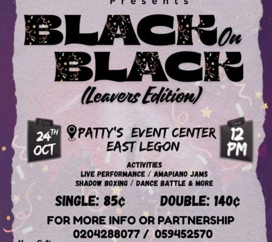 BLACK ON BLACK ( LEAVERS EDITION )