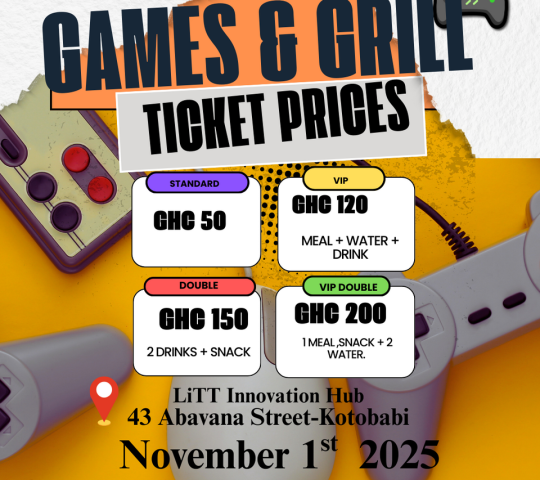 Games and Grill : Level Up!