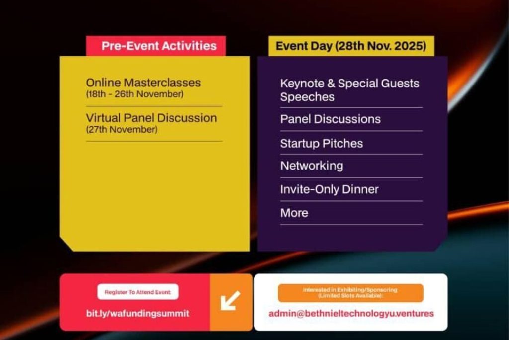 Ghana Events – West African Funding Summit (WAFS) 2025 Masterclass
