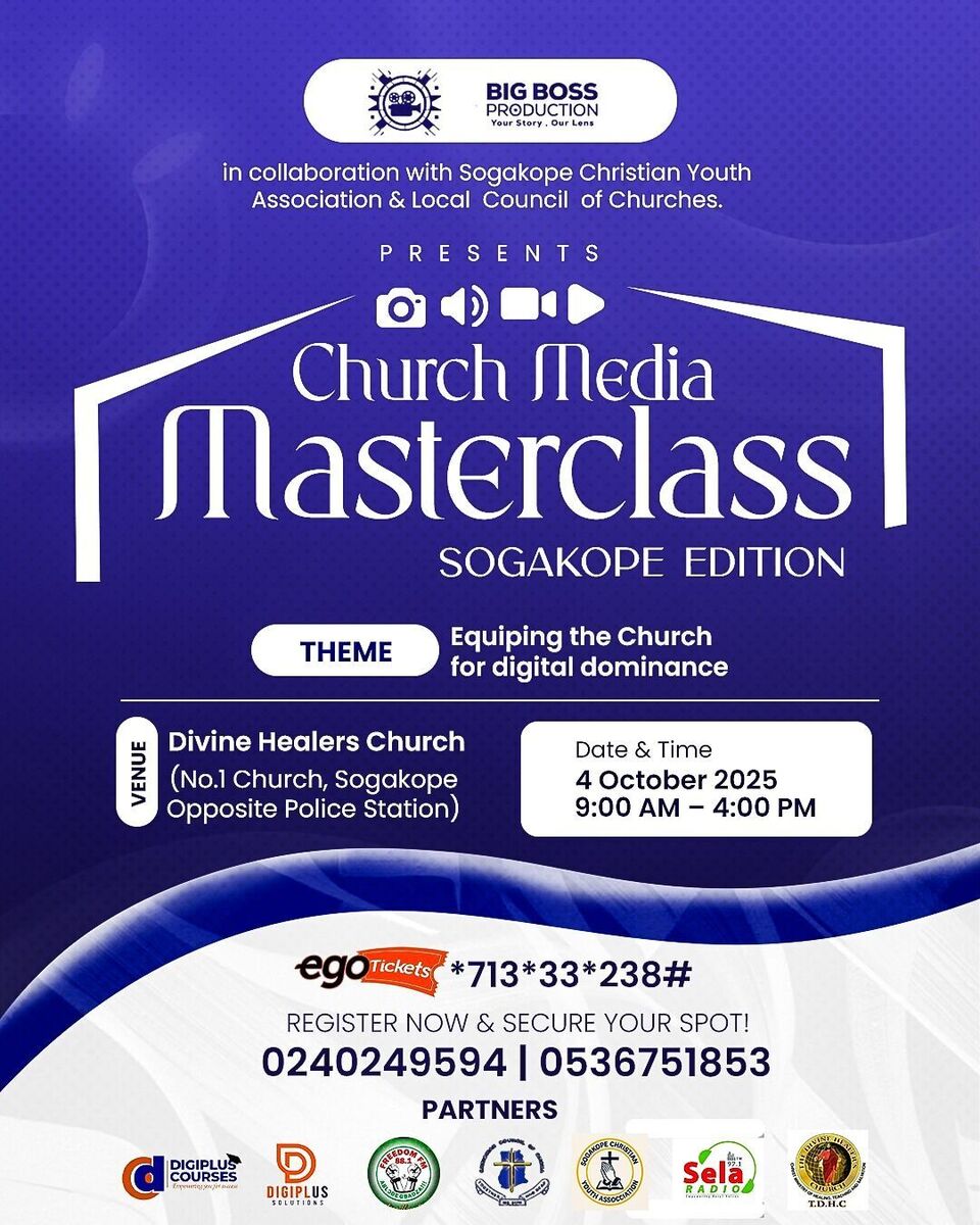 Church Media Masterclass – Sogakope Edition
