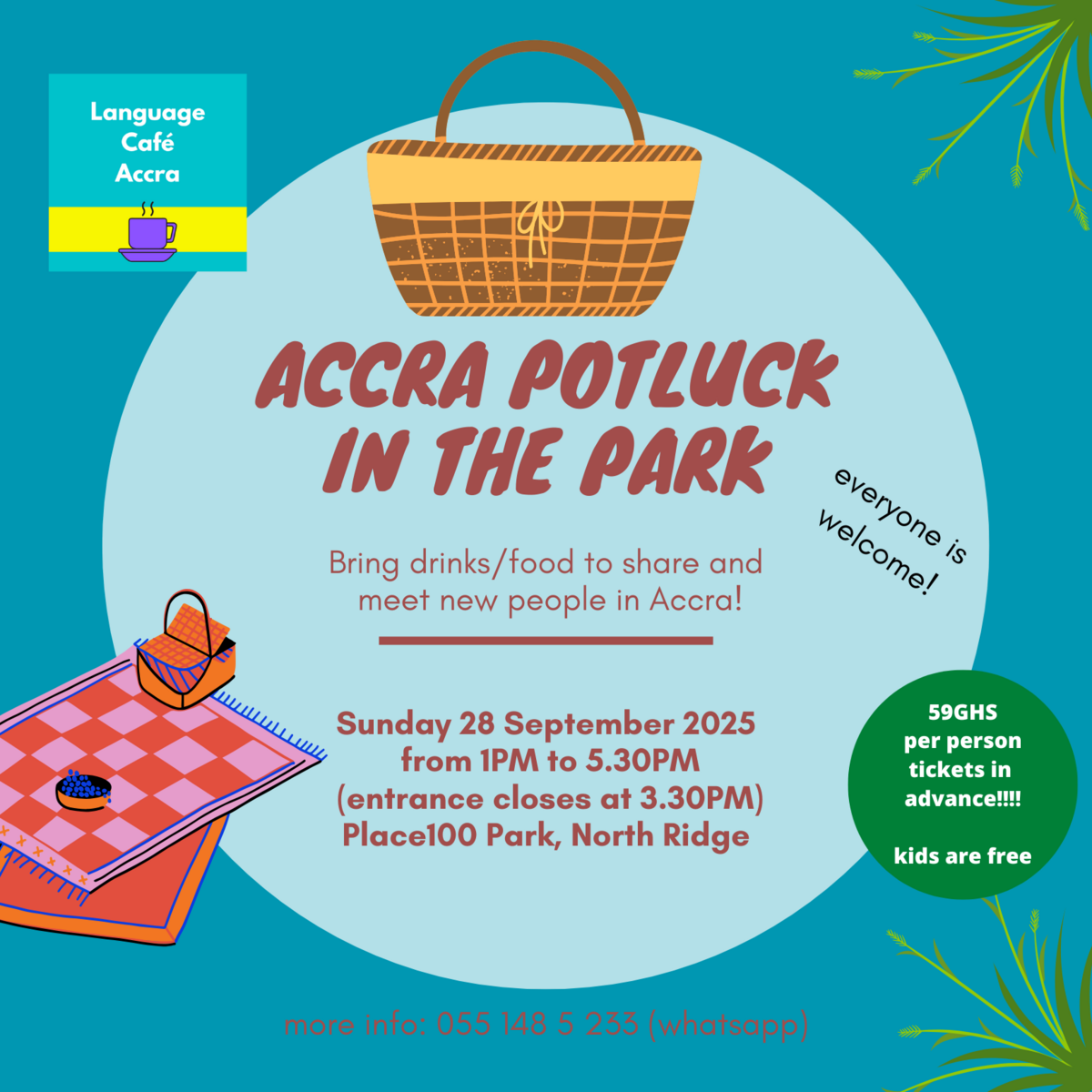 Accra Events – Sunday Potluck in the Park: a multilingual gathering