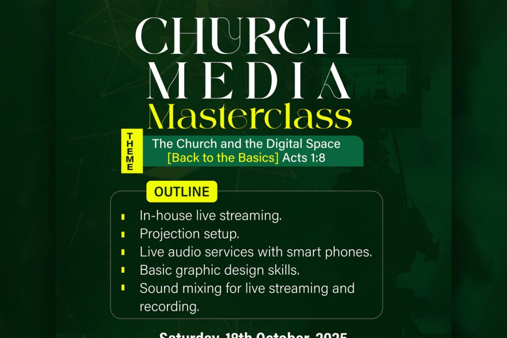 CHURCH MEDIA MASTERCLASS