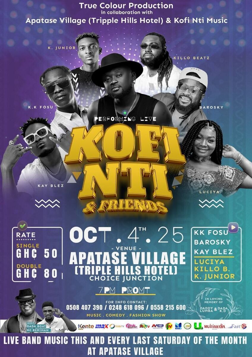 Ghana Events – KOFI NTI & FRIENDS