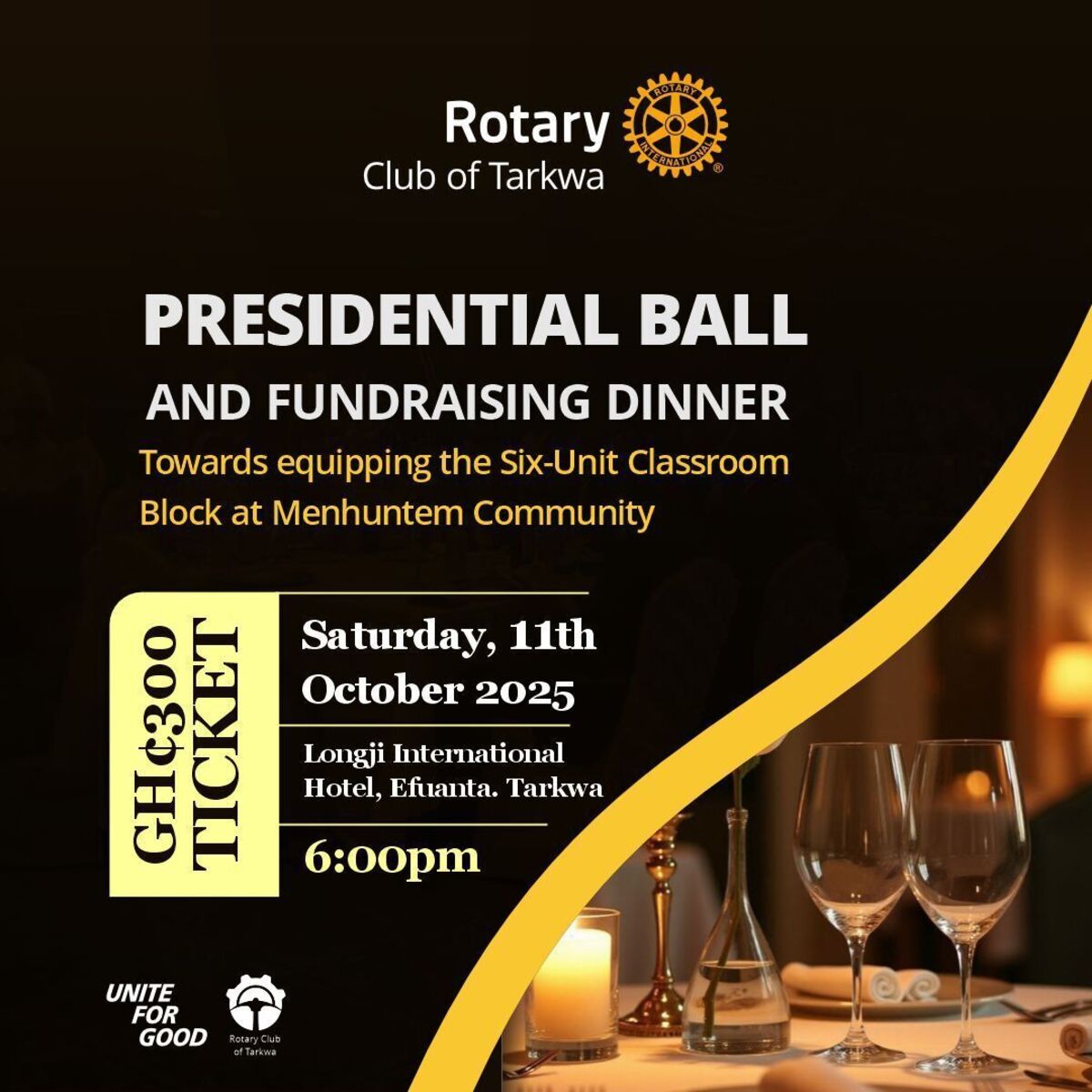 Ghana Events – PRESIDENTIAL BALL & FUNDRAISING DINNER