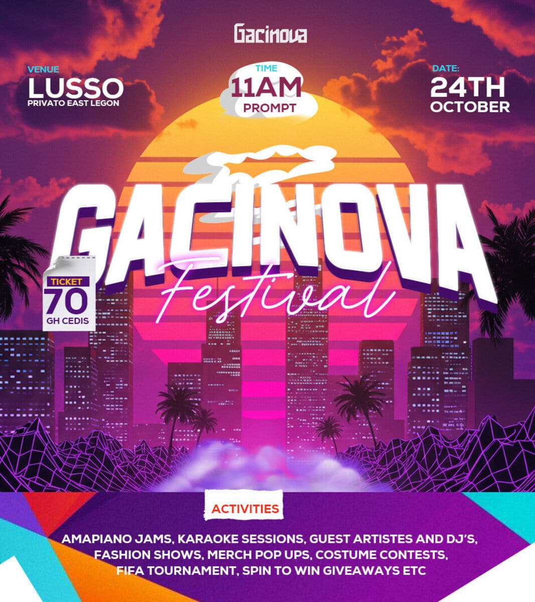 Ghana Events – Gacinova fest
