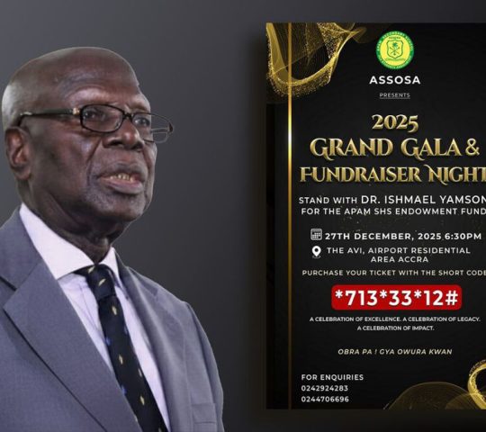 Ghana Events – ASSOSA GALA & FUNDRAISER NIGHT 2025 – APAM SHS ENDOWMENT FUND