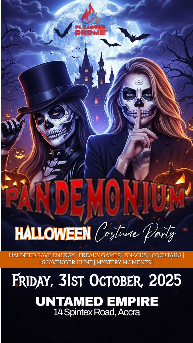 Ghana Events – PANDEMONIUM – Halloween Costume Party 2025