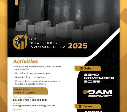 Ghana Events – GLOBAL TRADE AND BUSINESS HONORS AND INVESTMENT FORUM