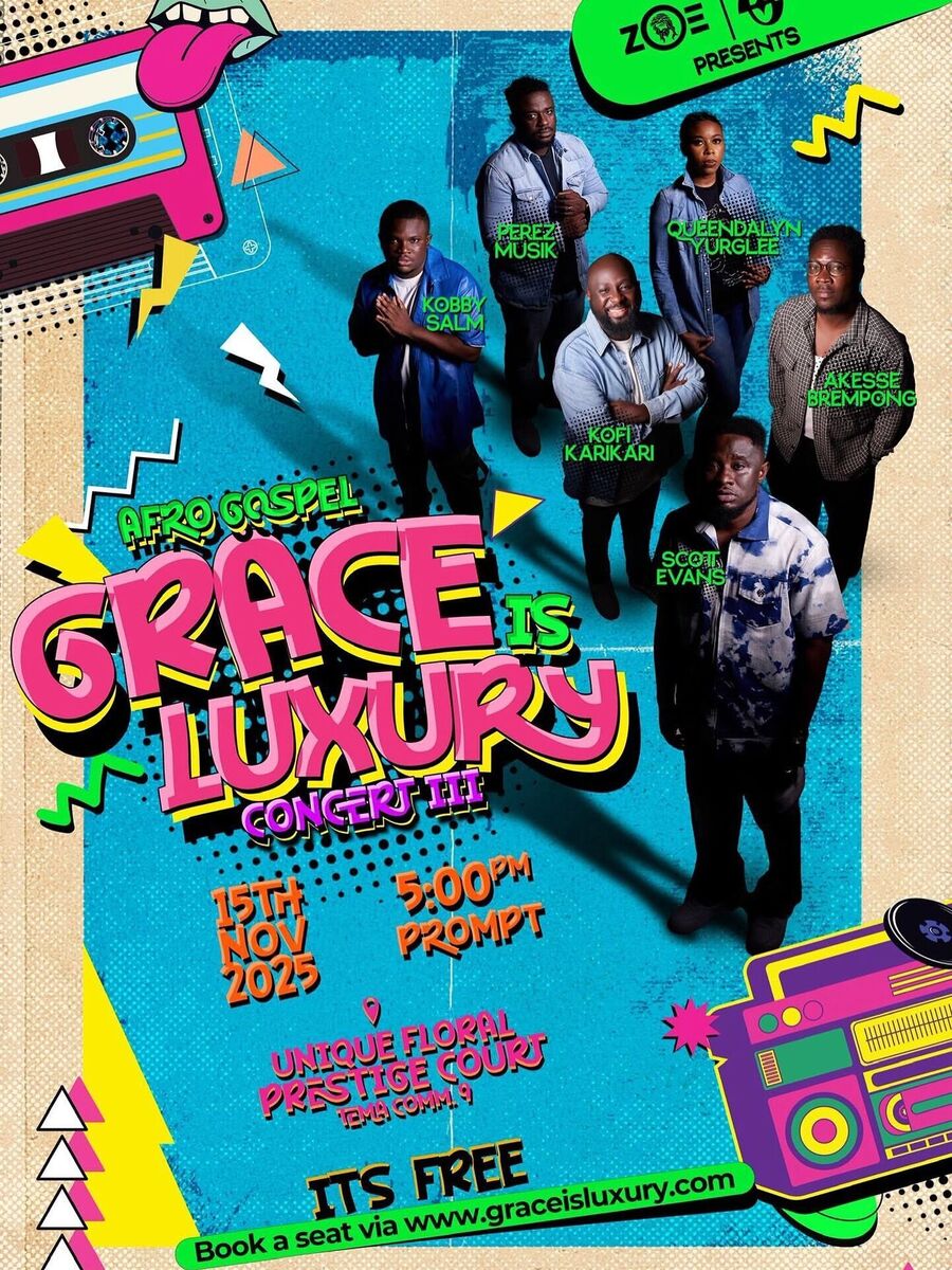 Ghana Events – AFRO GOSPLE GRACE IS LUXURY CONCERT III
