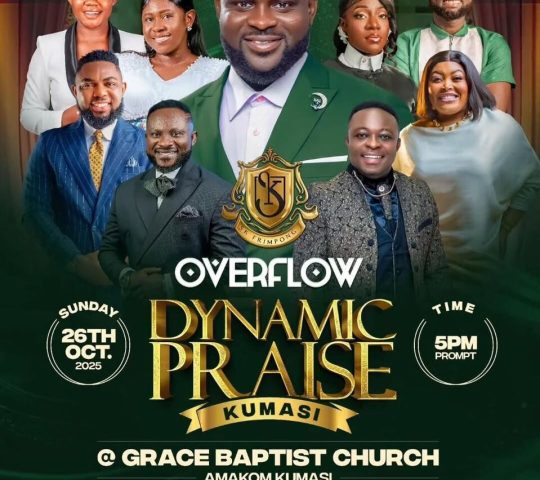 Ghana Events – OVERFLOW DYNAMIC PRAISE, KUMASI Ghana Events – OVERFLOW DYNAMIC PRAISE, KUMASI