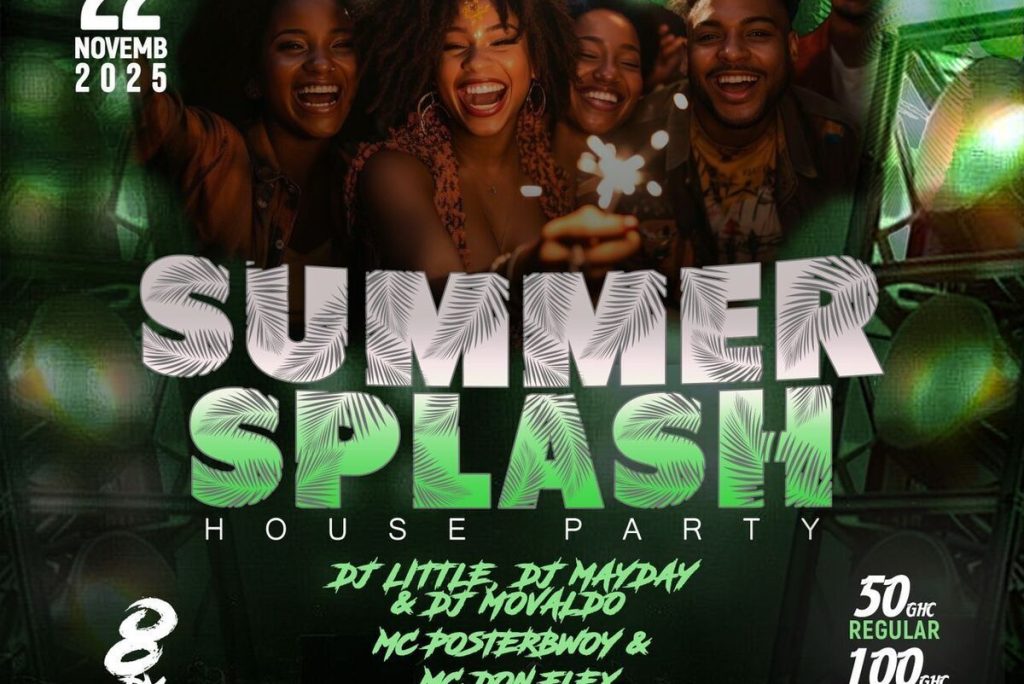 Ghana Events – Summer Splash House Party 🎉