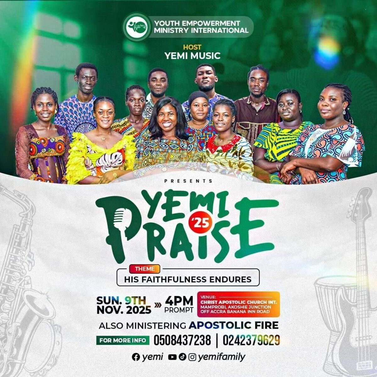Ghana Events – YEMI PRAISE