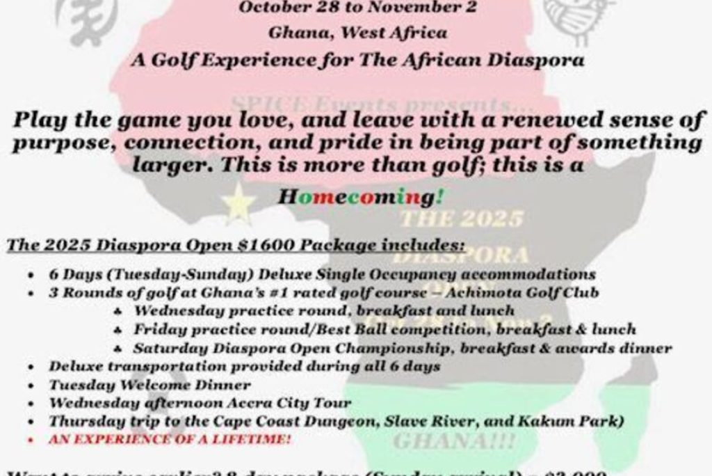 Ghana Events – Ghana Golf Getaway – The 2025 Diaspora Open