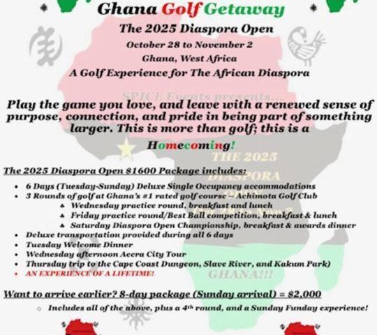 Ghana Events – Ghana Golf Getaway – The 2025 Diaspora Open