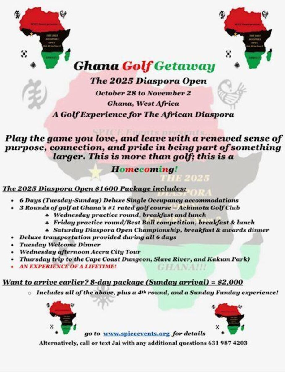 Ghana Events – Ghana Golf Getaway – The 2025 Diaspora Open