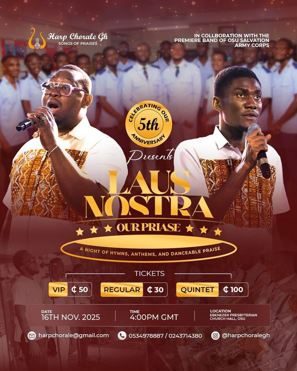 Ghana Events – HARPCHORALE – LAUS NOSTRA
