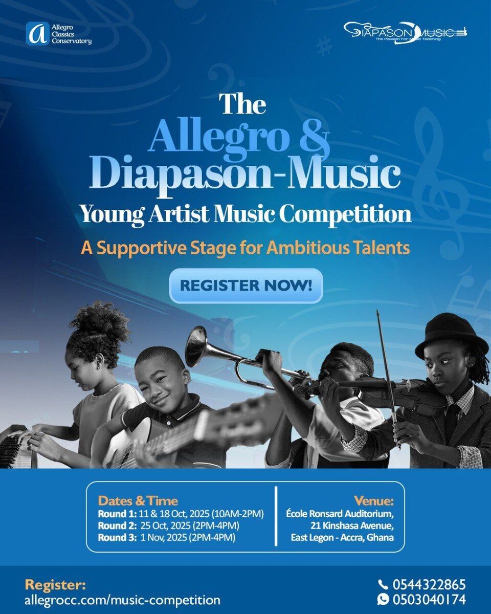 Ghana Events – The Allegro & Diapason Young Artist Music Competition