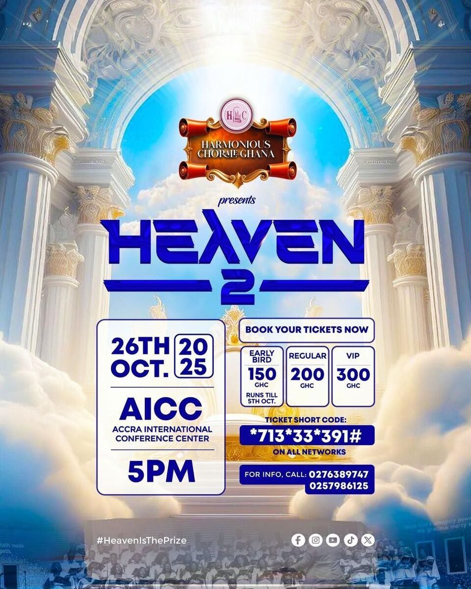 Ghana Events – HEAVEN 2 – A Celestial Night of Choral & Classical Music
