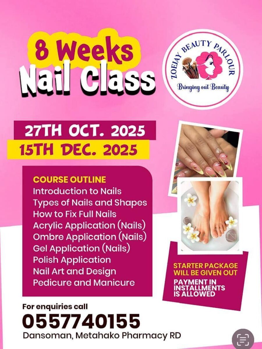 Ghana Events – Nail Tech Training