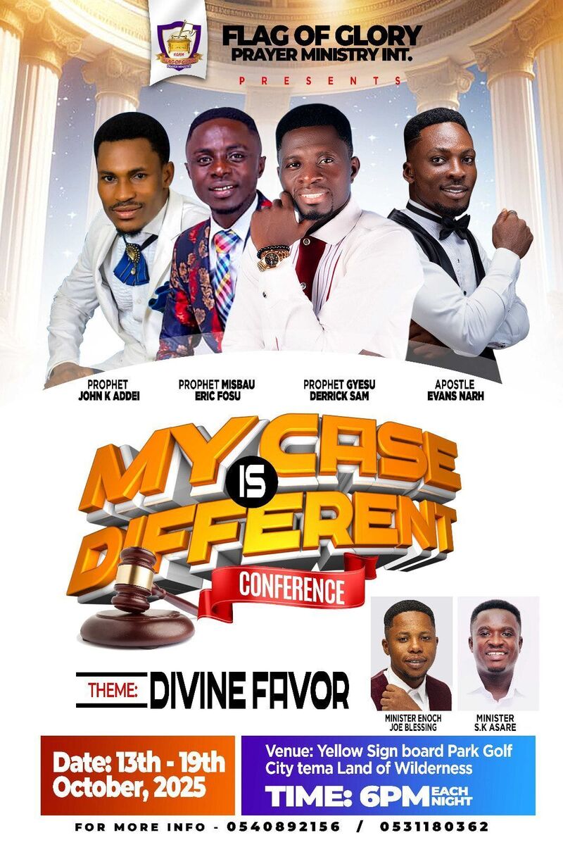 Ghana Events – MY CASE IS DIFFERENT CONFERENCE 2025