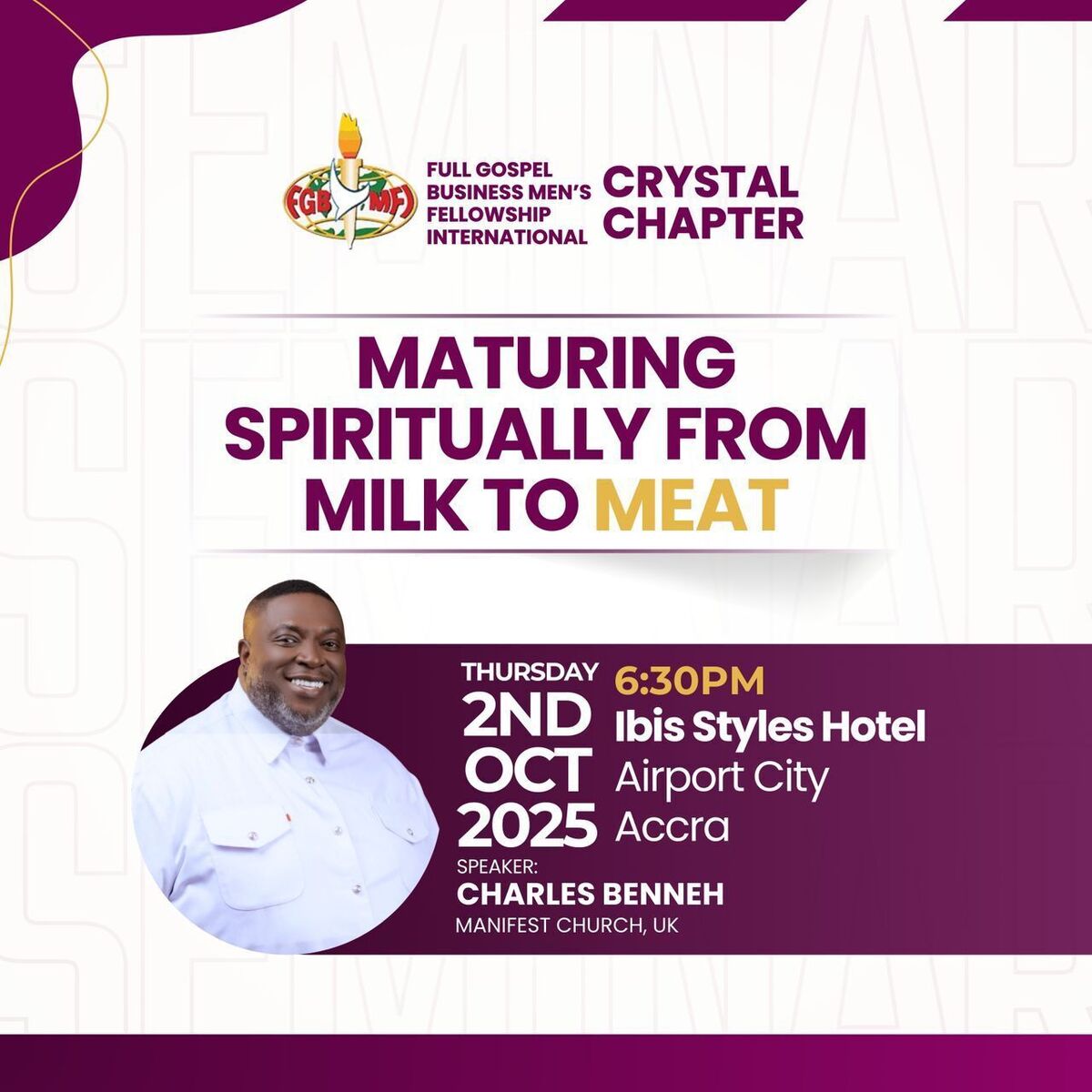 Ghana Events – Crystal Chapter Seminar Meeting