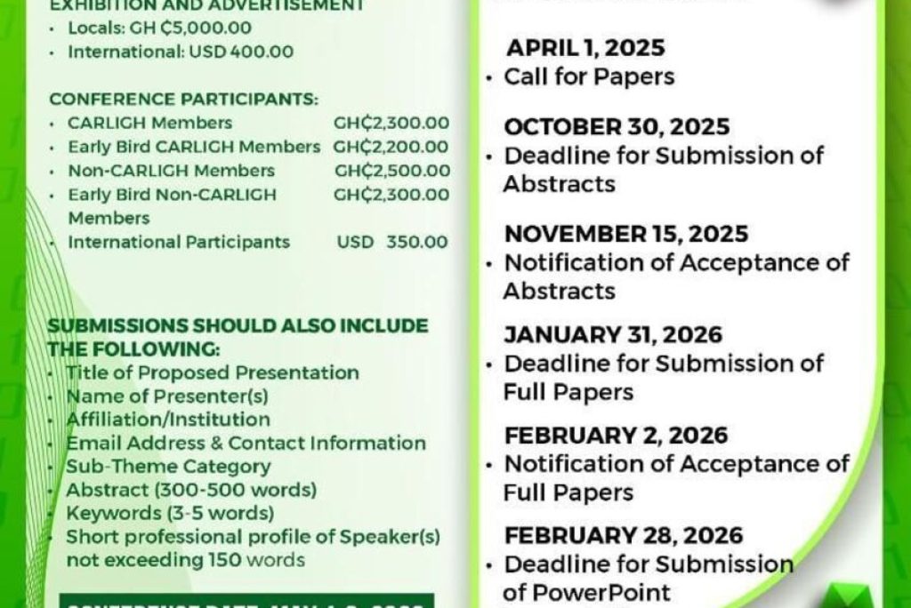 Ghana Events – 5TH CARLIGH INTERNATIONAL CONFERENCE