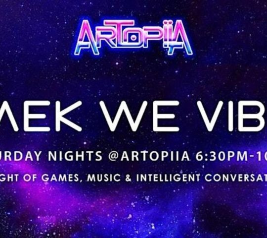 Ghana Events – #MekWeVibe @Artopiia Game Night. Music. Intelligent Convo.