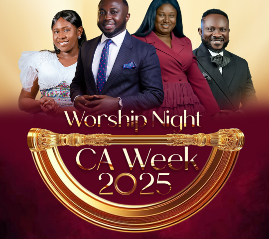 Ghana Events – Christ Ambassadors Week 2025 – CA Worship Night