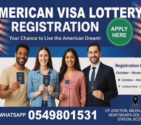 Ghana Events – AMERICAN VISA LOTTERY REGISTATION 2027 IS HERE