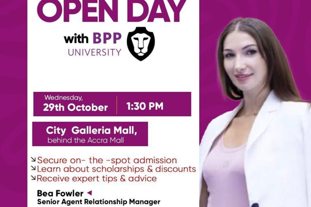 Ghana Events – OPEN DAY WITH BPP UNIVERSITY