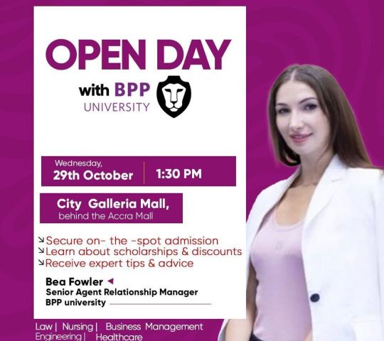 Ghana Events – OPEN DAY WITH BPP UNIVERSITY