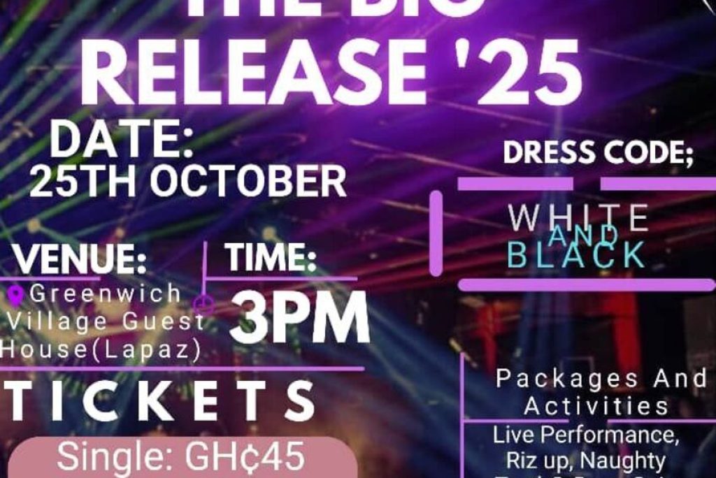 Ghana Events – Big Release 25′