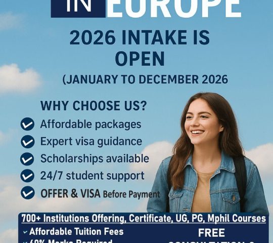 Ghana Events – STUDY & WORK IN EUROPE – 2026 INTAKE OPEN!