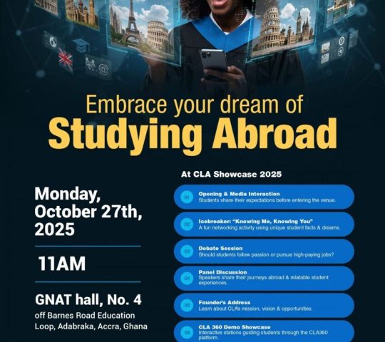 Ghana Events – CLA Study Abroad Showcase 2025