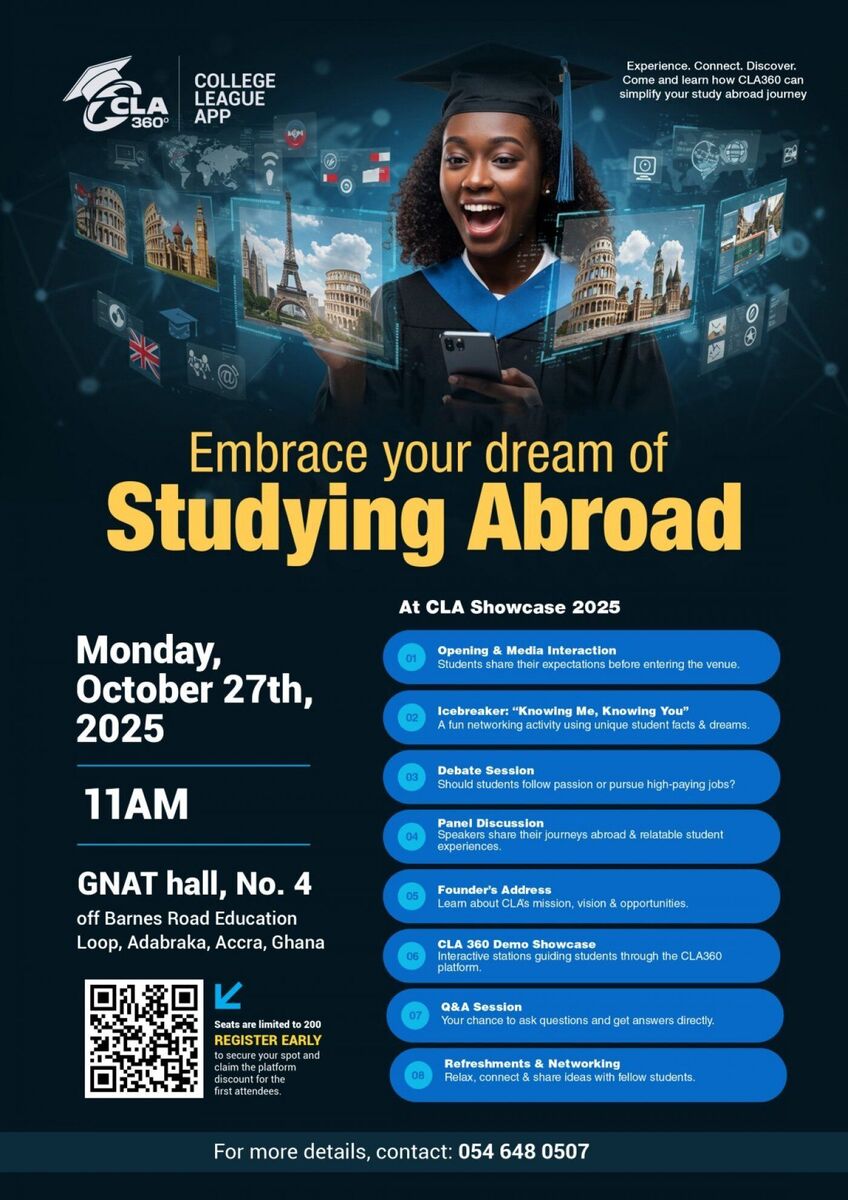 Ghana Events – CLA Study Abroad Showcase 2025