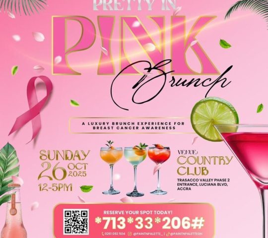Ghana Events – PRETTY IN PINK BRUNCH